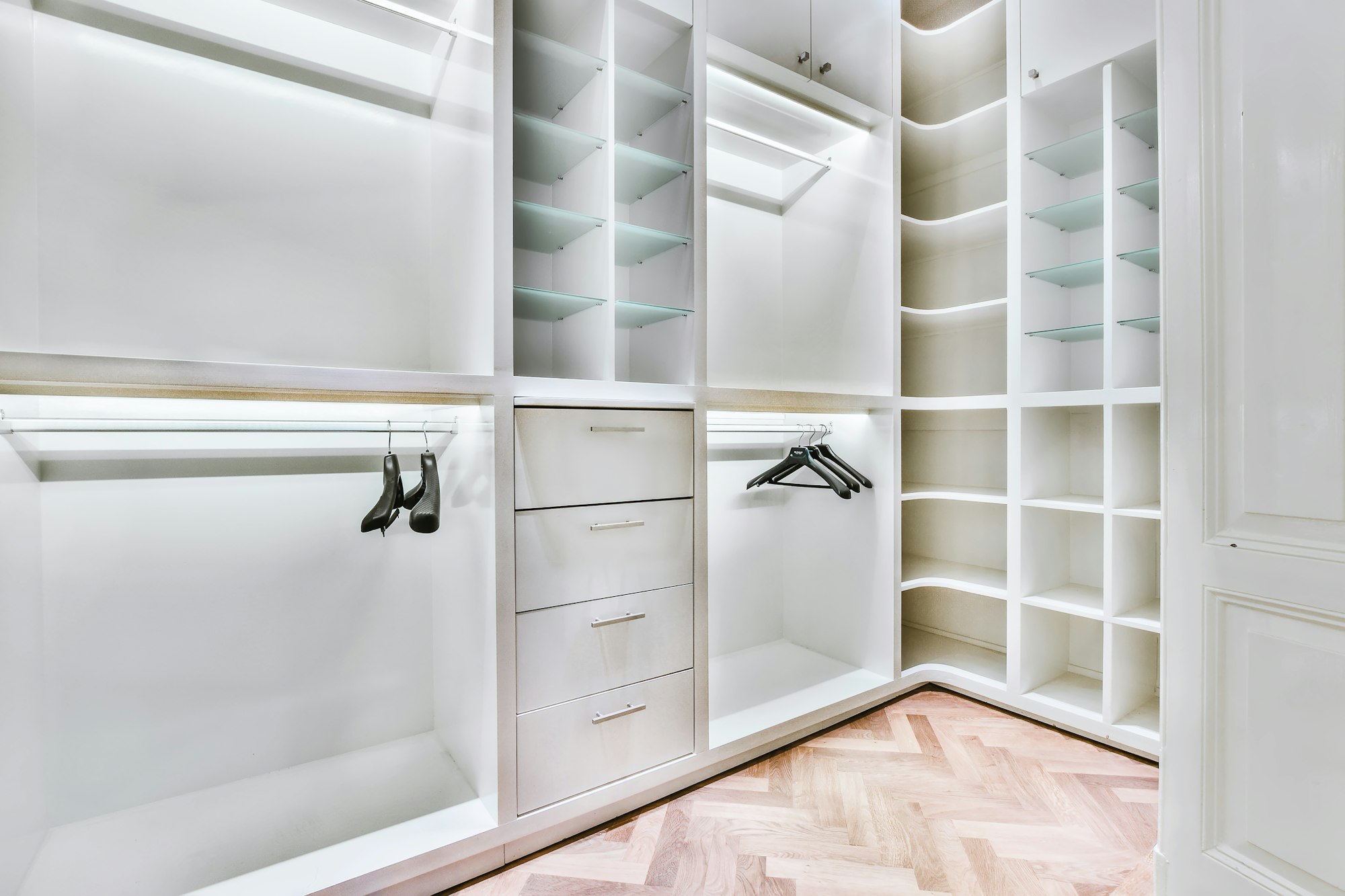 Beautiful light wardrobe